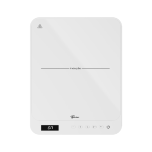 Cooktop de Indução Fischer 1 Boca Cor Branco Bivolt Touch Screen Portátil