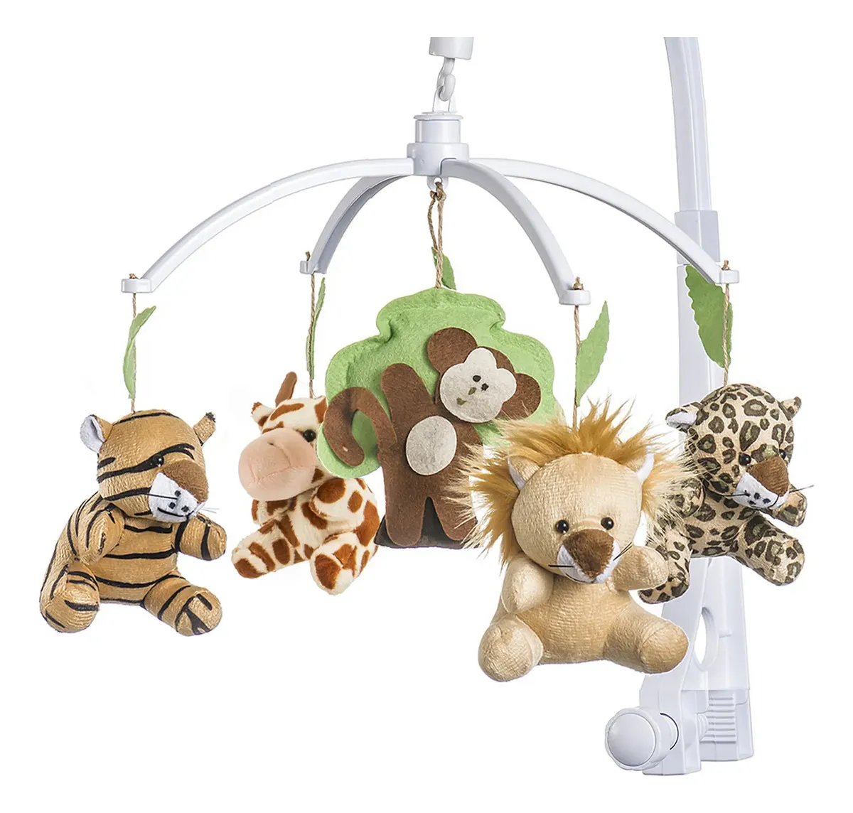 ccd834bdfe2d1b2dd772671f01b9caf7.webp Móbile Berço Bebê Musical E Giratório Animais Da Floresta - Imagem 1