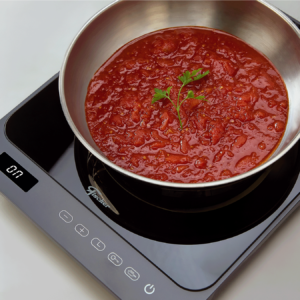 Cooktop de Indução Fischer 1 Boca Cor Cinza Eiger Bivolt Touch Screen Portátil - Imagem 3