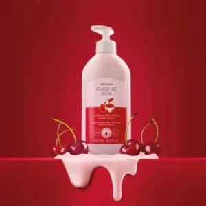Loção Desodorante Hidratante Corporal Cuide-Se Bem Cereja De Fases 400Ml - Imagem 3