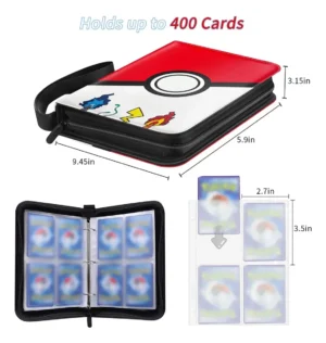 Álbum Colecionador De Cartas Pokémon Organizador 400 Cartas - Imagem 3