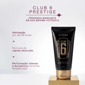 Club 6 Prestige Loção Desodorante Hidratante Corporal 150Ml - Imagem 2