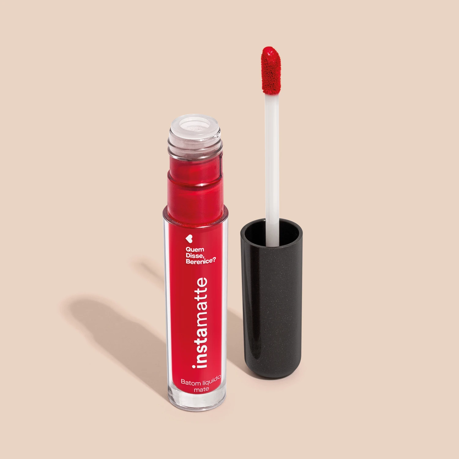 16cbbe869aa36747930b45b588a5f112.webp Batom Líquido Vermelho Vermeli Instamatte 4Ml - Imagem 1