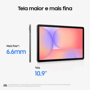Tablet Samsung Galaxy S10 Lite 10.9" Android 15 128GB Exynos 1380 Wi-fi 8MP Caneta S Pen Capa Protetora Cinza - Imagem 3