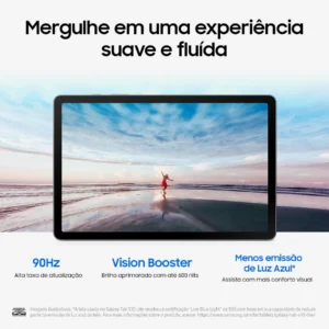 Tablet Samsung Galaxy S10 Lite 10.9" Android 15 128GB Exynos 1380 Wi-fi 8MP Caneta S Pen Capa Protetora Cinza - Imagem 2