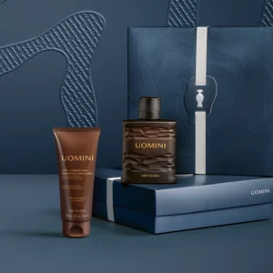 Kit Presente UOMINI Desodorante Colônia Masculino  + Creme para Barbear e Pós Barba 2 em 1 - Imagem 2