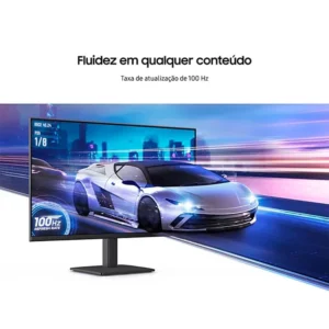 Monitor Samsung 27" FHD, IPS, 5ms, 100 Hz, HDMI, VGA, Preto, S3 - LS27D300GALMZD - Imagem 2