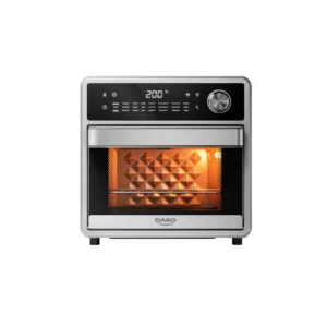 Forno Fryer 15 Litros Inox 2 em 1 com Painel Digital Dako Eletrodomésticos