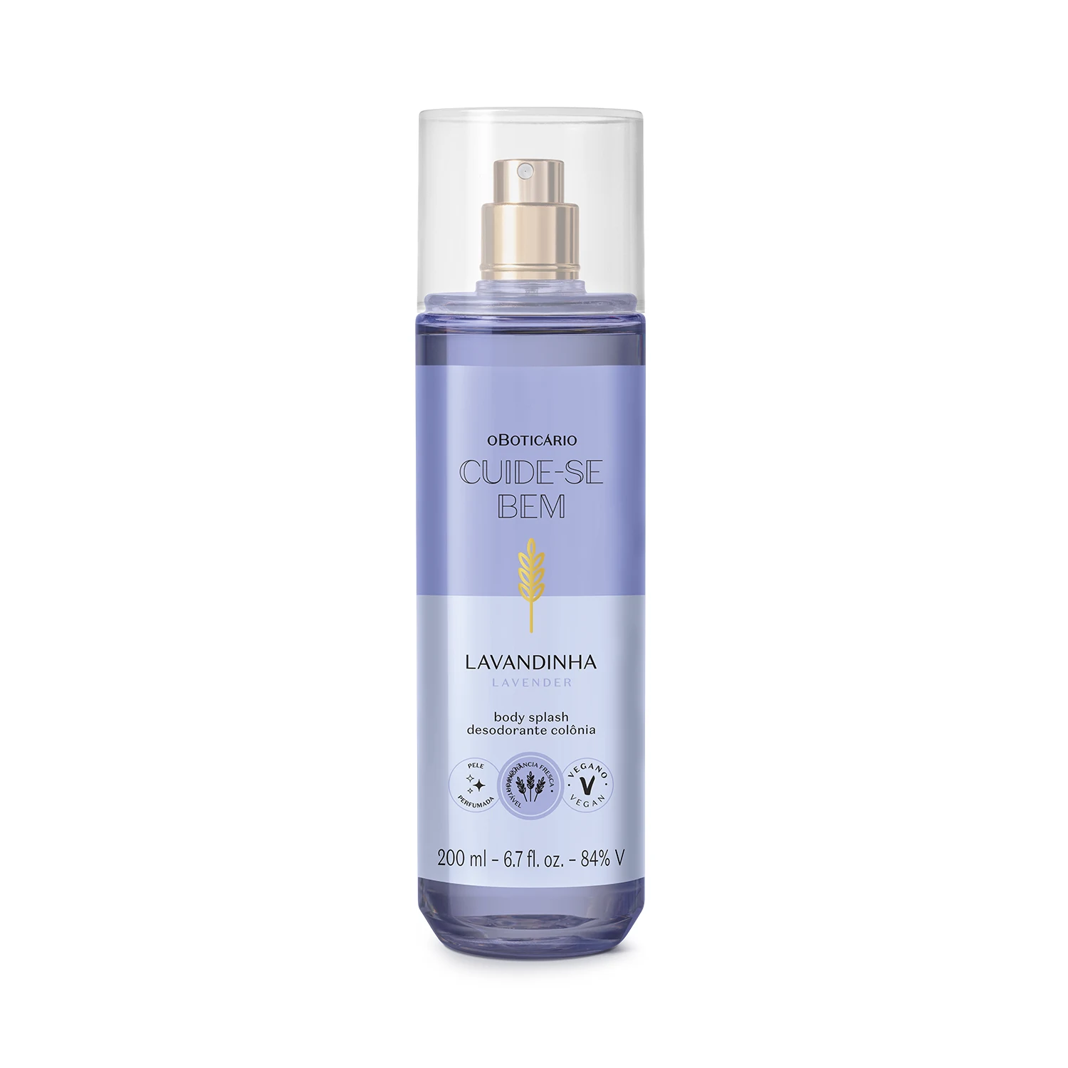 3ef2bd84861d071c50004b7f81338225.webp Body Splash Desodorante Colônia Cuide-Se Bem Lavandinha 200Ml - Imagem 1