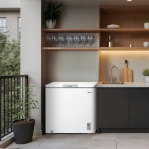 Freezer Horizontal 198L Inverter Bivolt Branco Midea MDRC280SFZ013 - Imagem 2
