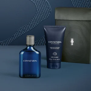 Kit Presente Connexion Desodorante Colônia Masculino + Creme Pré e Pós-barba - Imagem 3