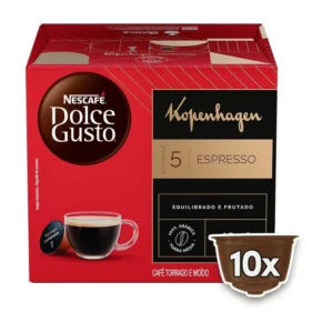 Capsulas Nescafé Dolce Gusto Kopenhagen Espresso 10 Cápsulas