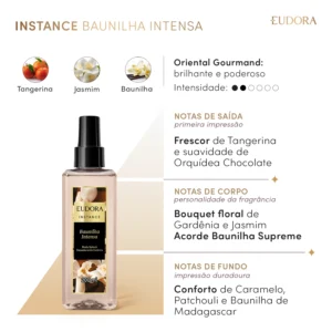 Body Splash Desodorante Colônia Instance Baunilha Intensa 200Ml - Imagem 3