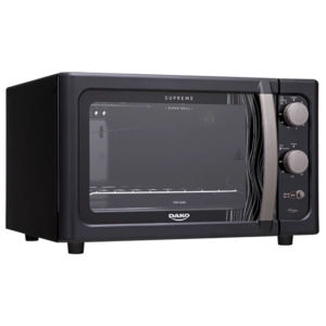 Forno de Bancada Elétrico Preto com Grill Dourador Dako Supreme 44 Litros