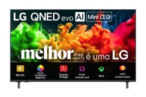 Smart TV LG 55" QNED Mini LED AI 4K 55QNED70BSA