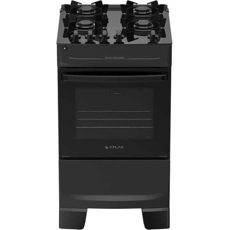 a16ade2a44fd17f1e4e5826e864df739.webp Fogão 4 Bocas Atlas Mônaco Top Glass, Mesa de Vidro, Bivolt, Preto - Imagem 1