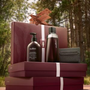 Kit Presente Malbec Colônia, Hidratante Corporal e Carteira - Imagem 2