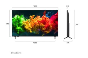 Smart TV LG 55" QNED Mini LED AI 4K 55QNED70BSA - Imagem 2