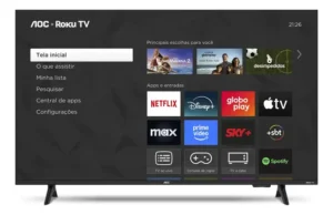 Smart Tv 43 Aoc Led Roku Full Hd Wi-fi 60hz Hdmi Usb 43s5155/78g - Imagem 3