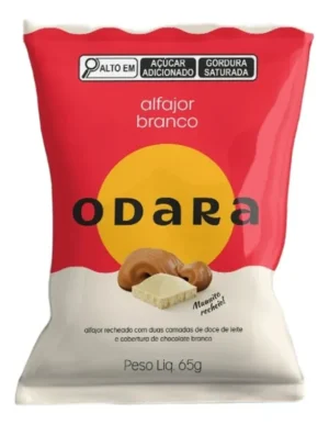 Alfajor Doce De Leite Chocolate Branco 65g Odara - Imagem 3