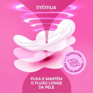 Absorvente Intimus Toda Protegida Dia Suave Com abas - 42 un - Imagem 2