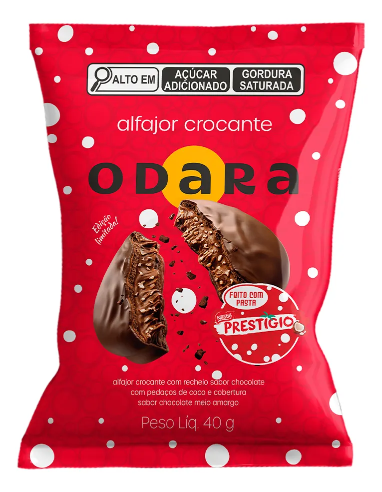 1d787c8bc1ac9bbd9a7a24a45bd75afd.webp Alfajor Odara Nestle Prestigio 40 G - Imagem 1