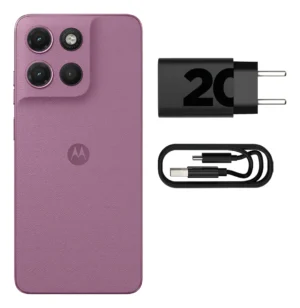 Smartphone Motorola Moto G17 4G, 256GB, 4GB RAM, Camera 50MP Sony Lytia 600, tela FHD 60hz, bateria 5200 mAh - Imagem 3