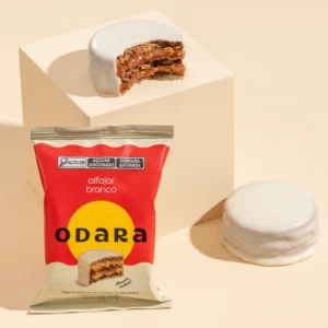 Alfajor Doce De Leite Chocolate Branco 65g Odara