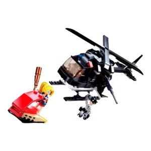 Blocos de Montar Helicóptero da Policia 221 Peças Multikids - BR1459 - Imagem 4