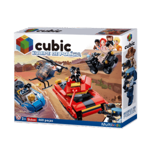 Blocos de montar Cidade Policial 460 Peças Multikids - BR1334