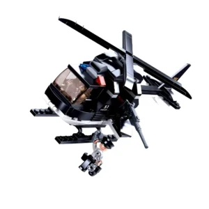 Blocos de Montar Helicóptero da Policia 221 Peças Multikids - BR1459 - Imagem 3
