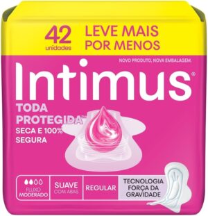 Absorvente Intimus Toda Protegida Dia Suave Com abas - 42 un